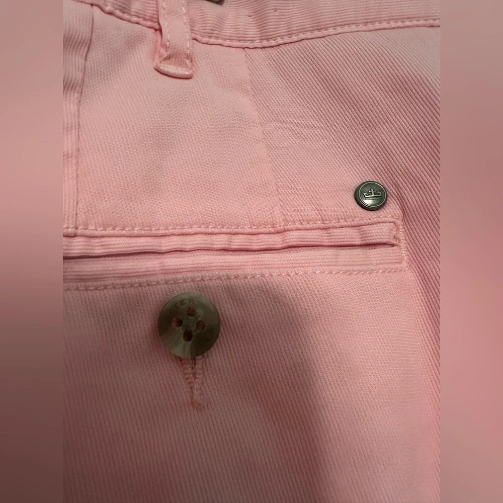 Peter Millar Crown Sport Men’s 38 Performance Pink Golf Shorts Lycocell READ